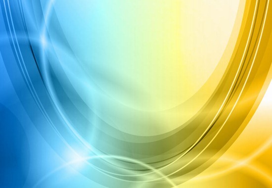 Abstract Blue Yellow Vector Background