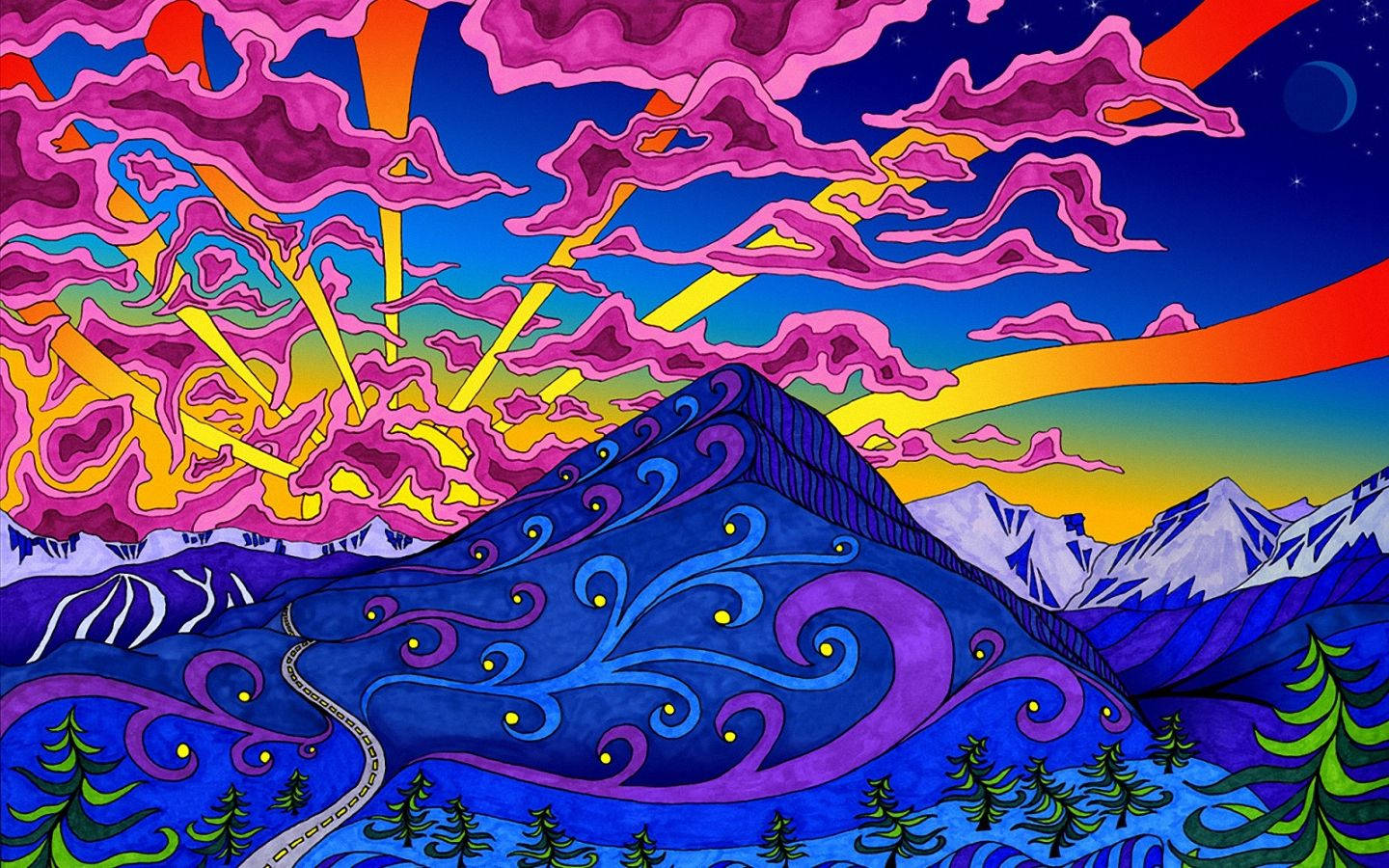 Psychedelic 4k Wallpaper