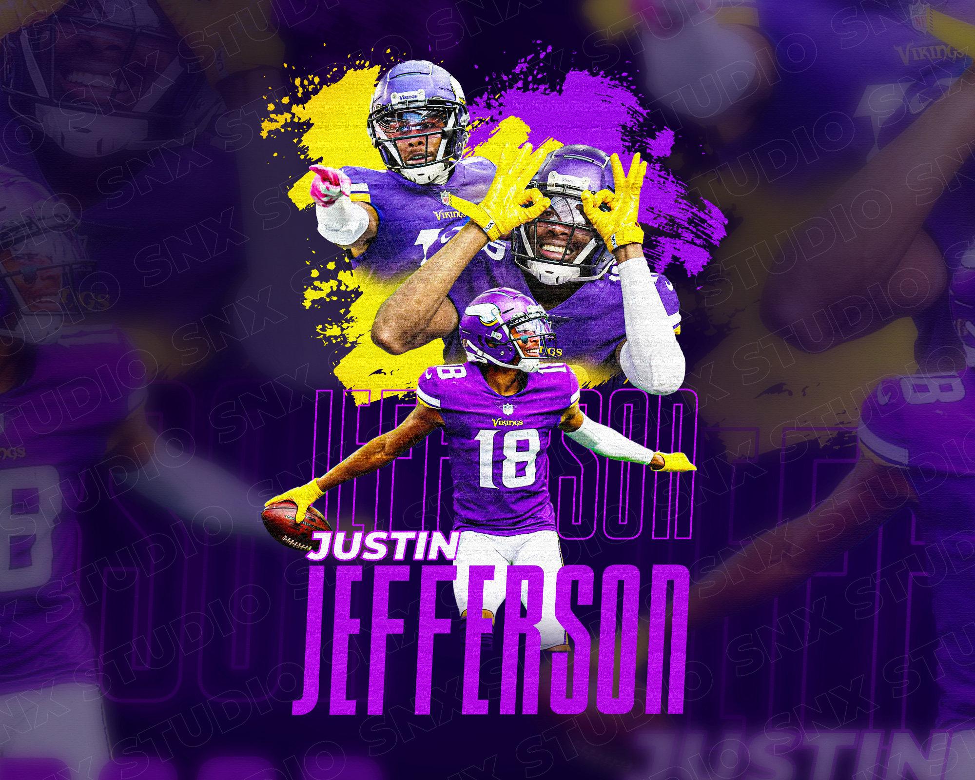 [56+] Justin Jefferson Cartoon Wallpapers WallpaperSafari