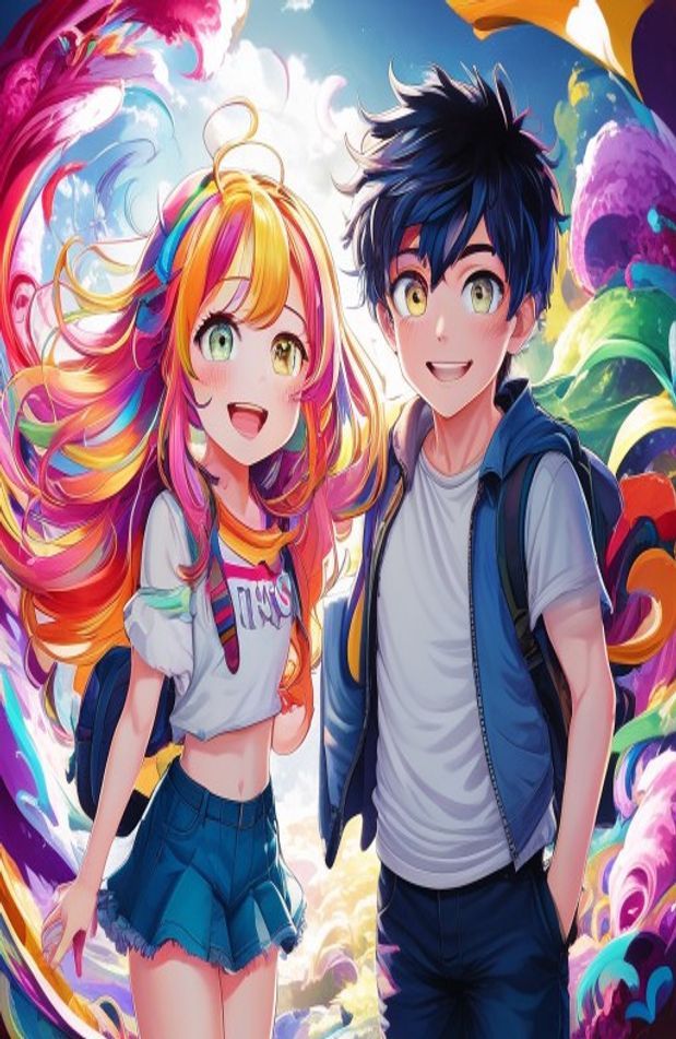 Anime Girl And Boy Wallpaper