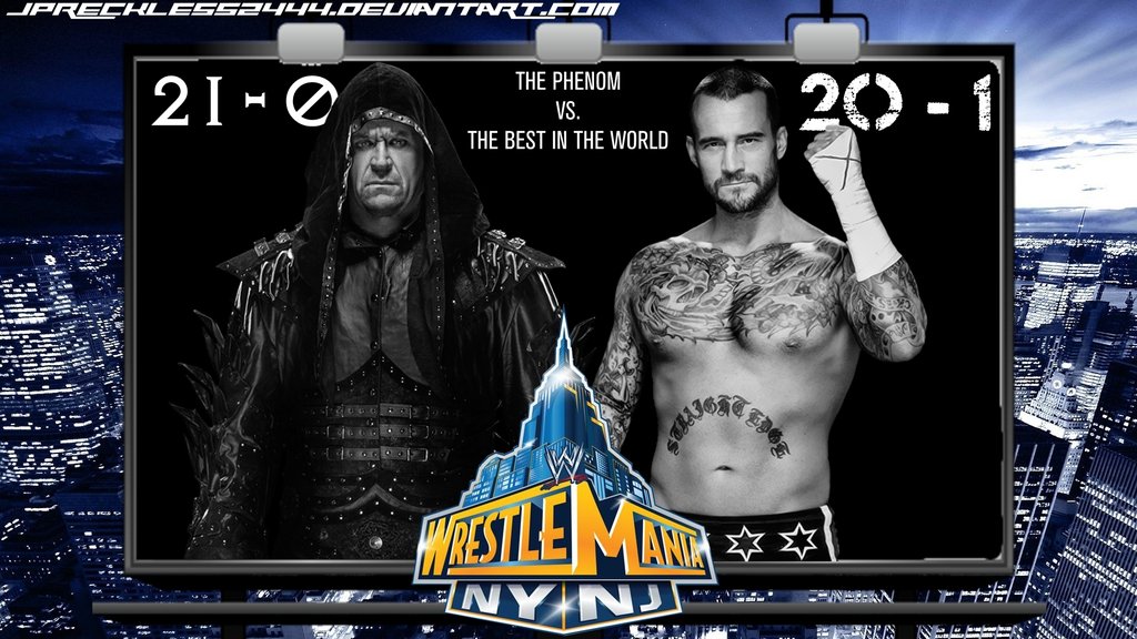 Wwe Wrestlemania Undertaker Vs Cm Punk By
