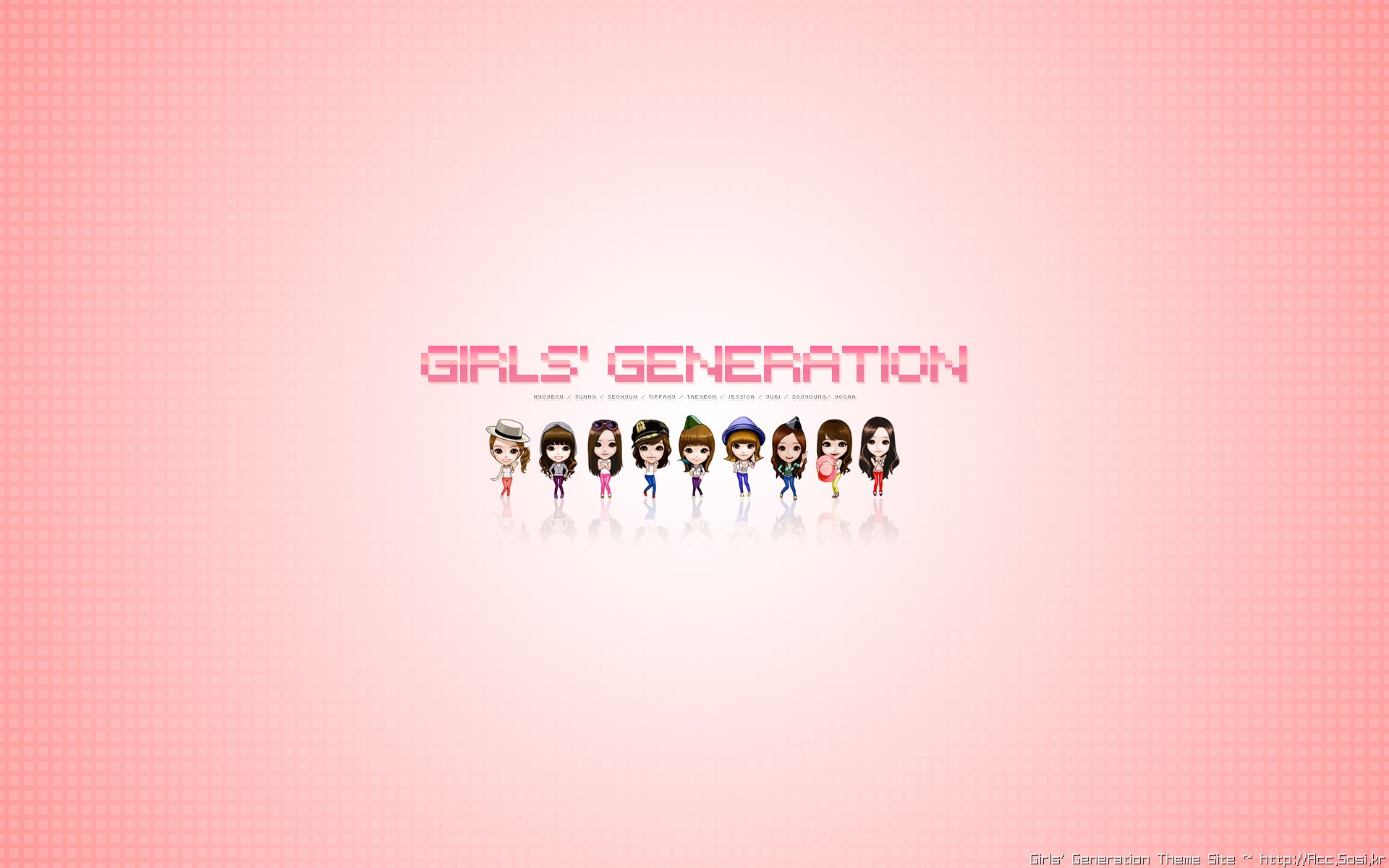 Pink Wallpaper Girls Generation iPhone