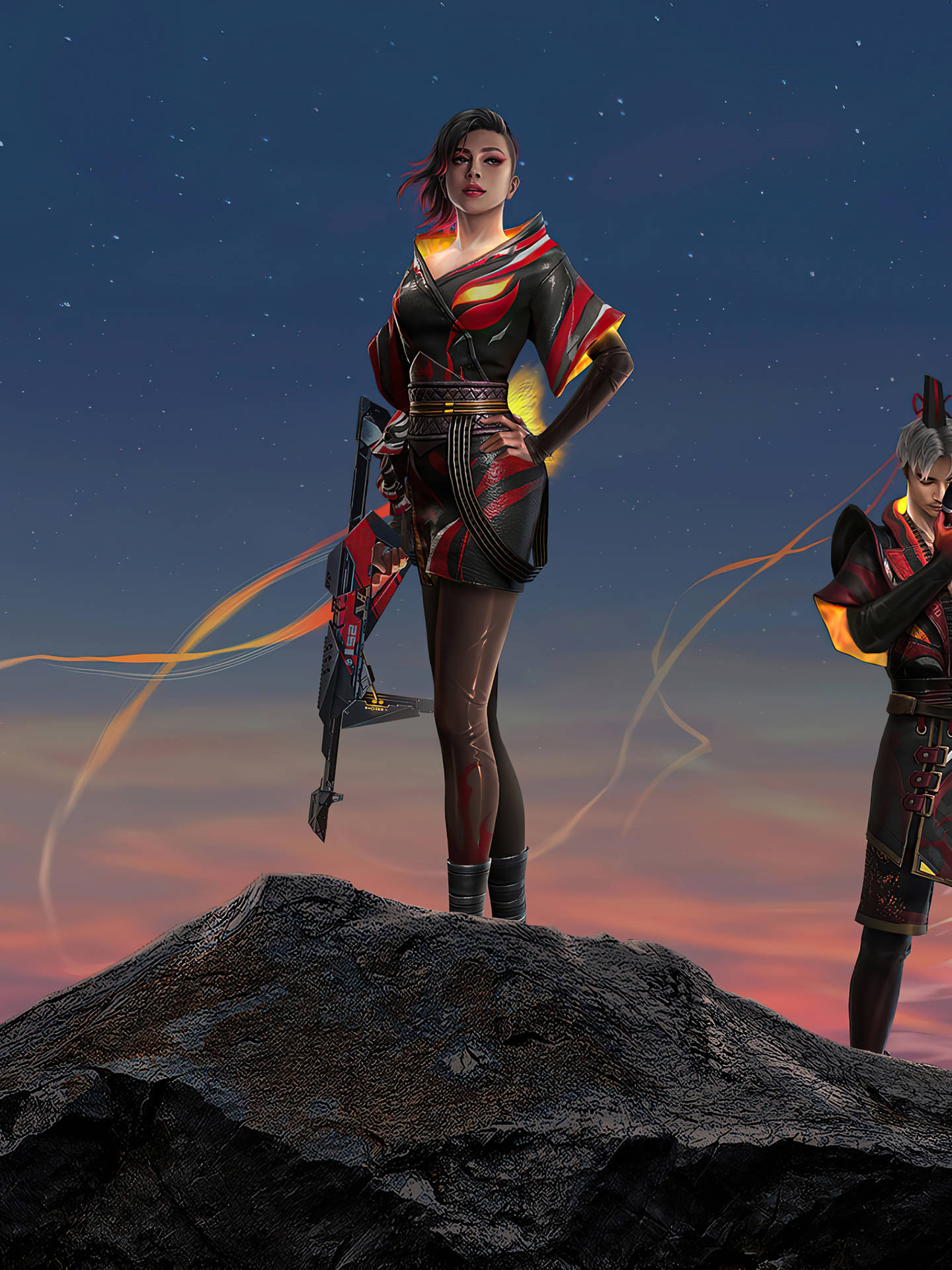 Fire Character Wallpaper