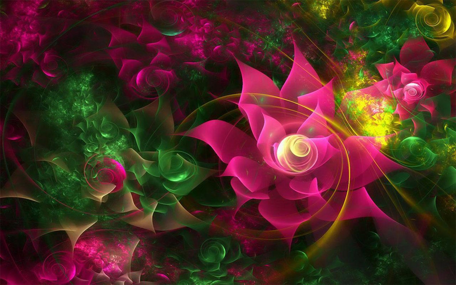 Flowers Fantasy Dreams Beautiful Abstract 3d Wallpaper HD