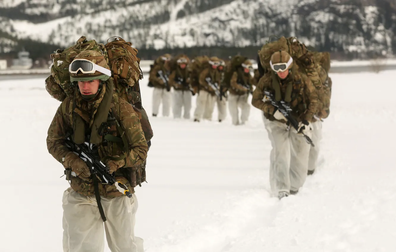 Wallpaper Weapons Army Soldiers Royal Marine Commandos Image