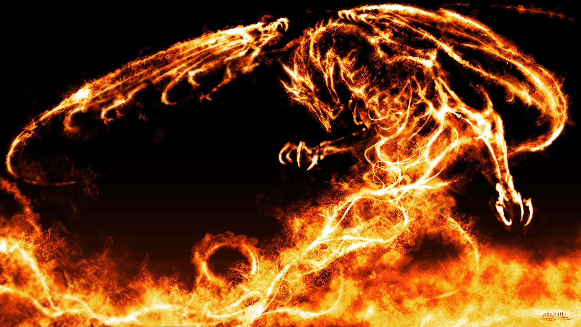 Fire Dragon wallpaper   1238171