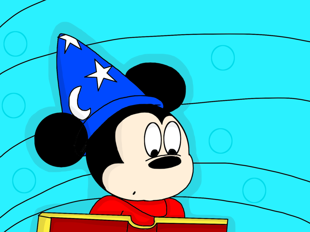 Sorcerer Mickey In A Whirlpool With Bubbles By Supermarcoslucky96 On