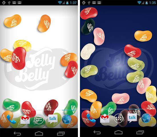 Android Live Jelly Bean Wallpaper Showcasing The Awesome