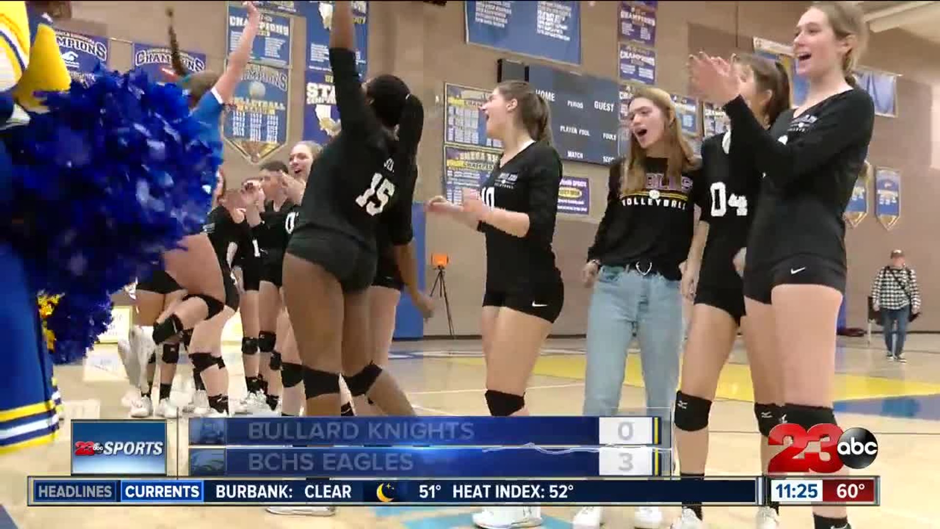 Bchs And Stockdale Sweeps In Opening Round Of Volleyball Playoffs