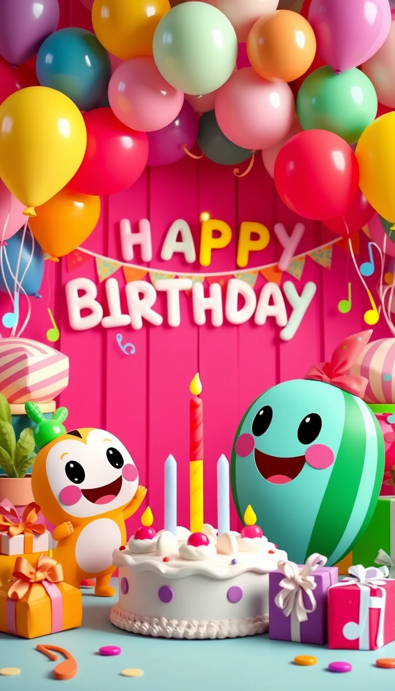 Cocomelon Happy BirtHDay Wallpaper