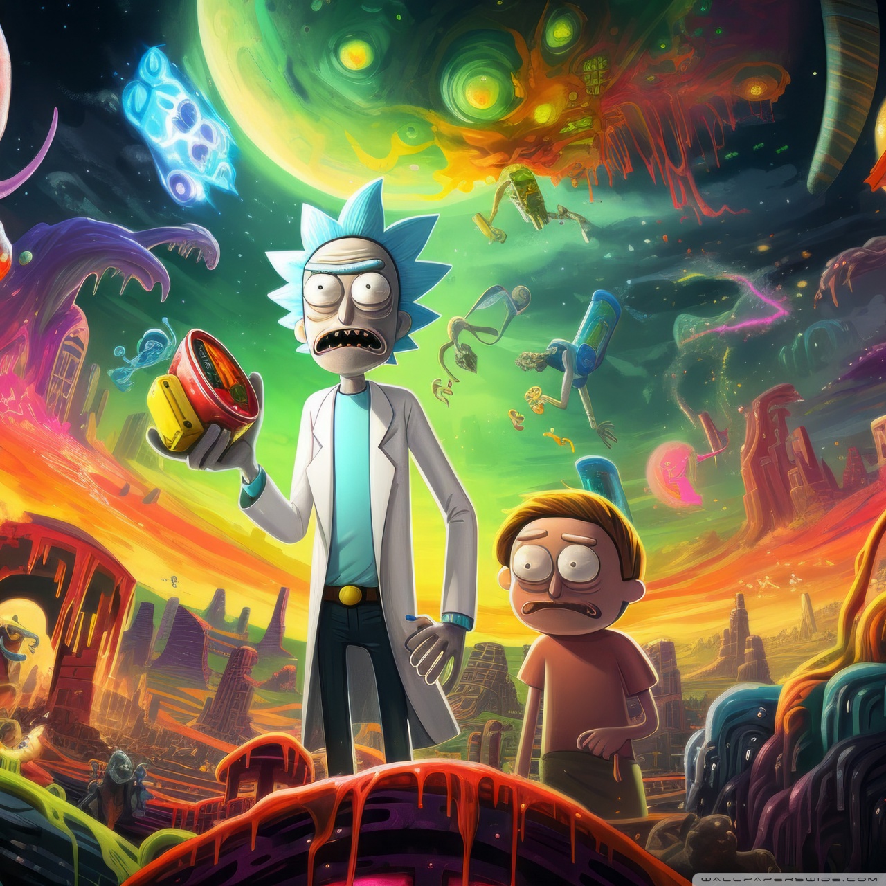 Rick And Morty Fanart 4k UHD Wallpaper For UltraHD Desktop Tv