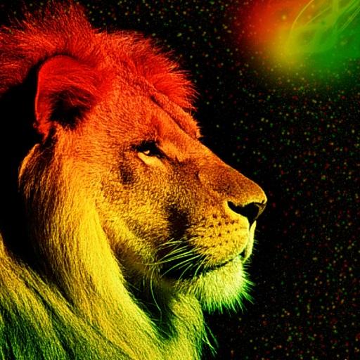 Rasta Lion Background Weed Foto Artis Candydoll