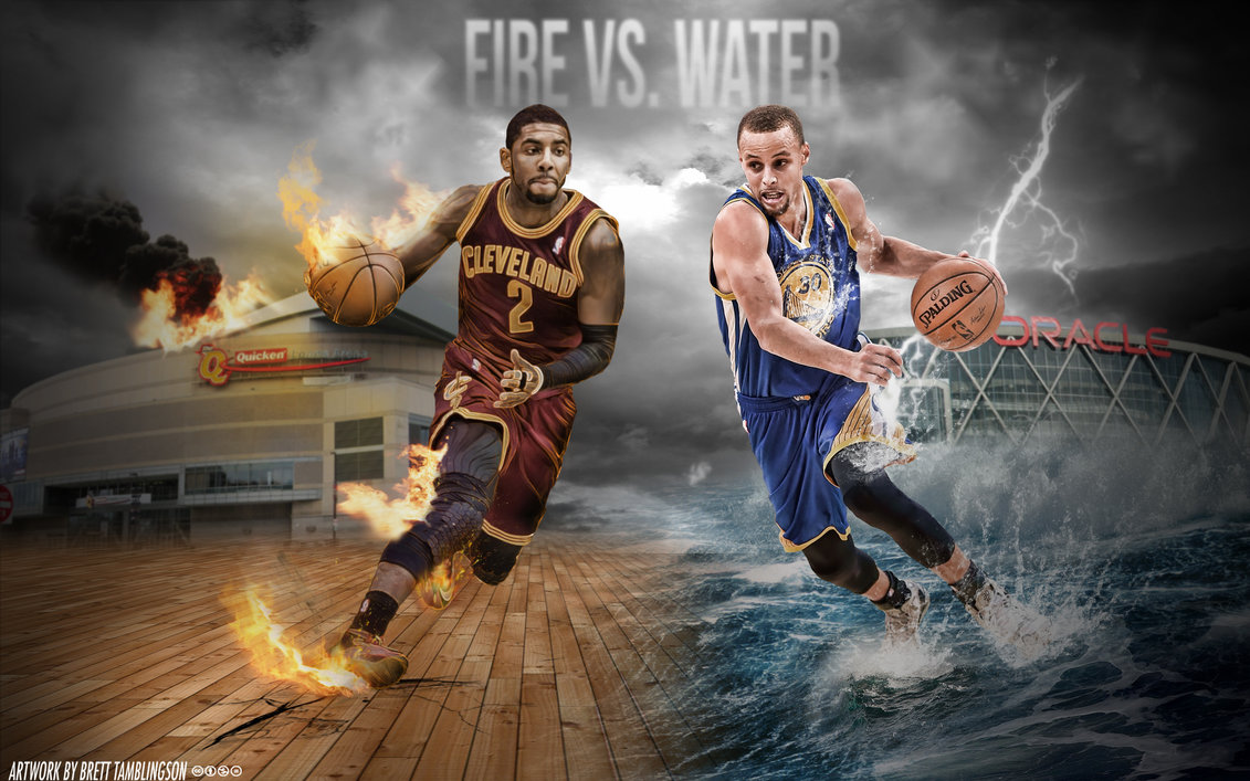 Kyrie Irving And Stephen Curry Wallpaper By Btamdesigns On