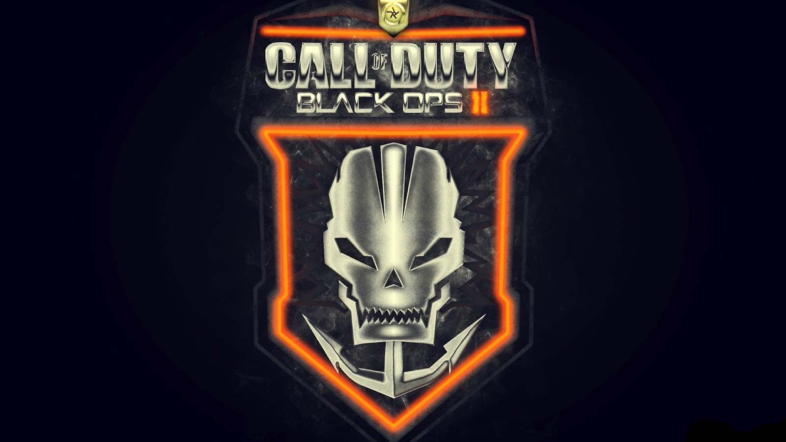 Of Duty Black Ops2 Skull Logo HD Wallpaper Epic Desktop Background