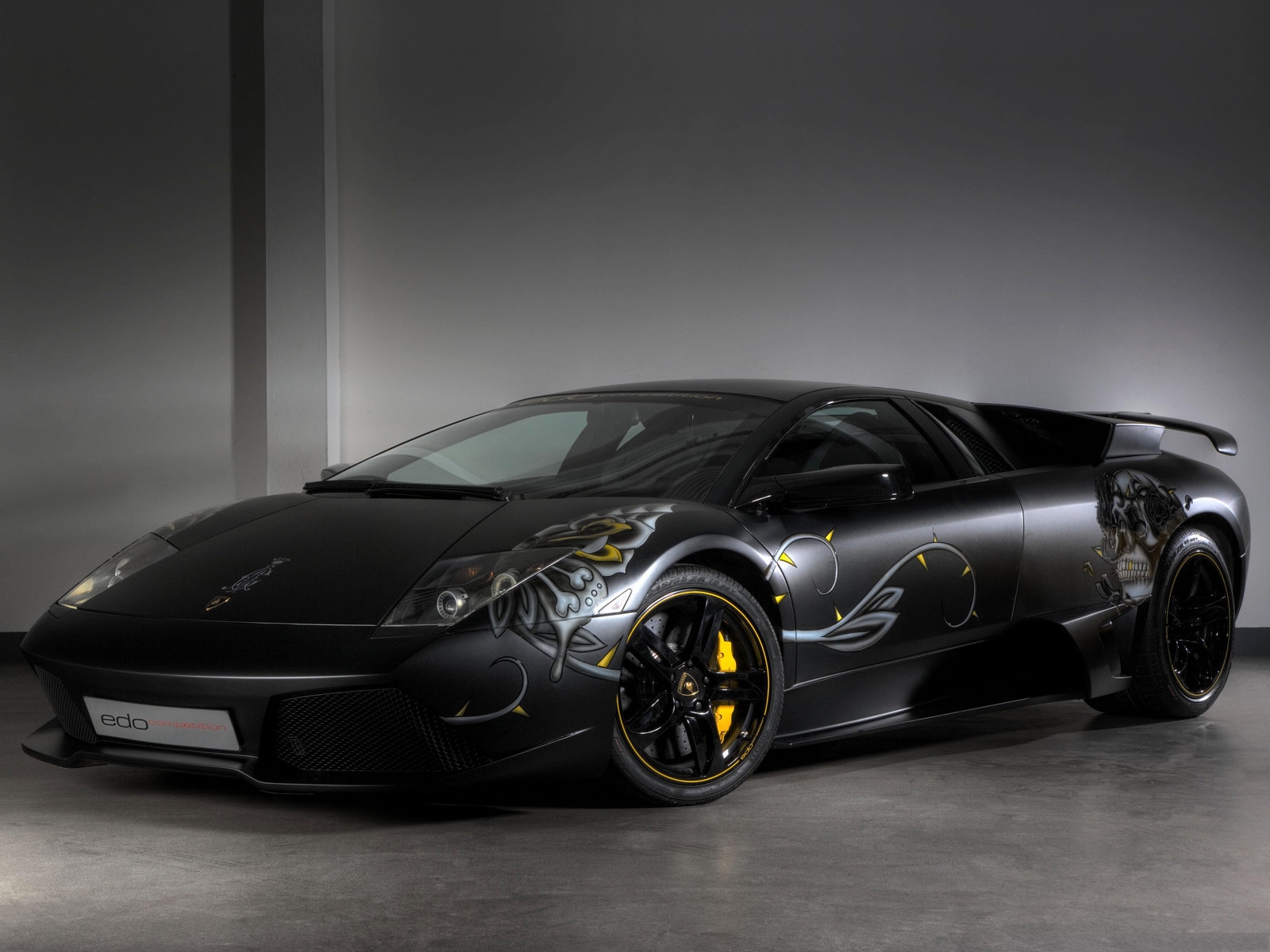 Luxury Lamborghini Cars Black Murcielago