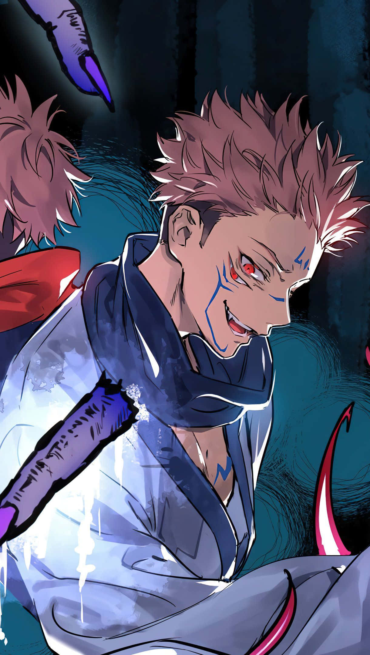En Sukuna Mobil X Wallpaper