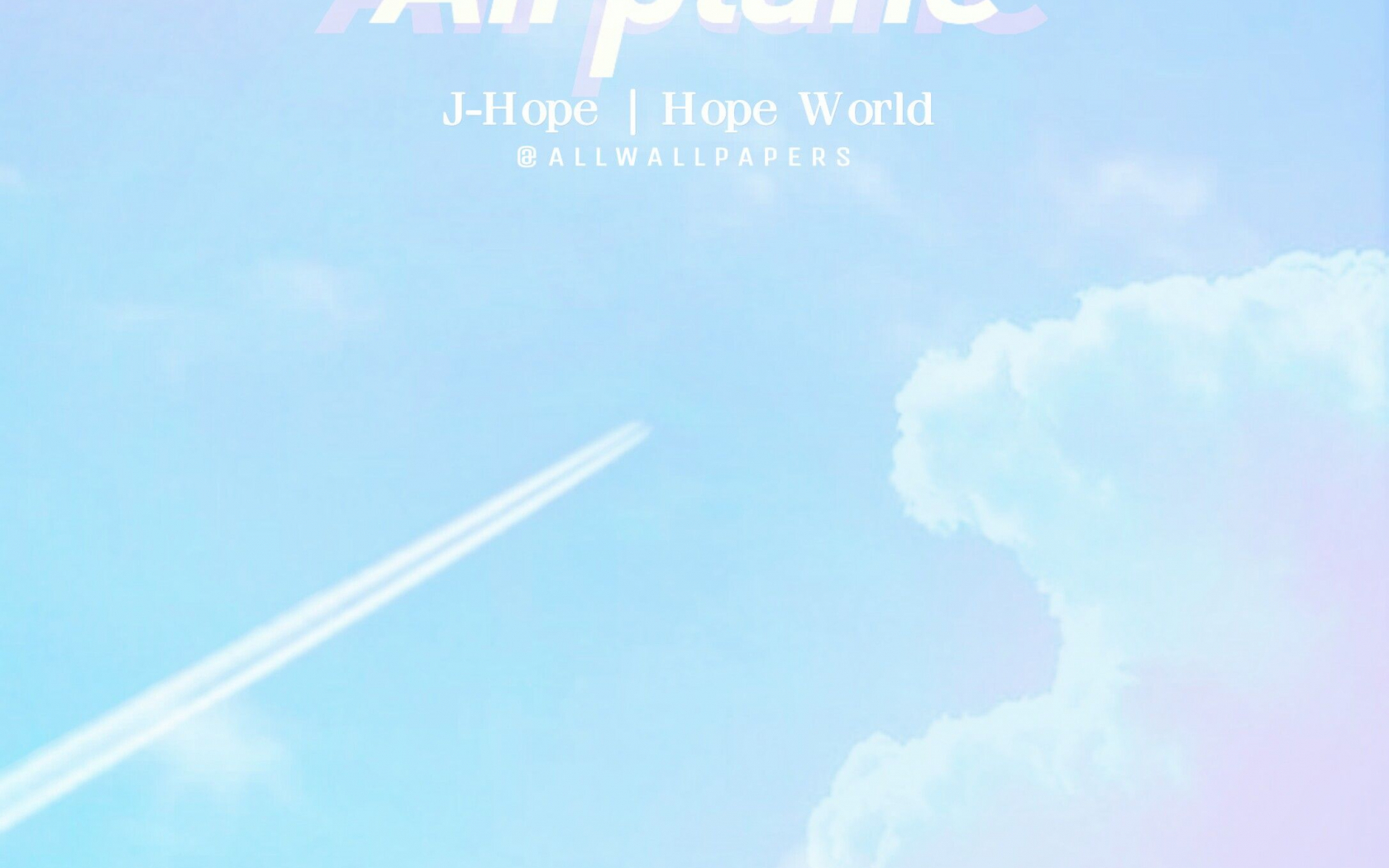 J Hope Wallpaper Jhope Hoseok Airplane Hopeworld Bts