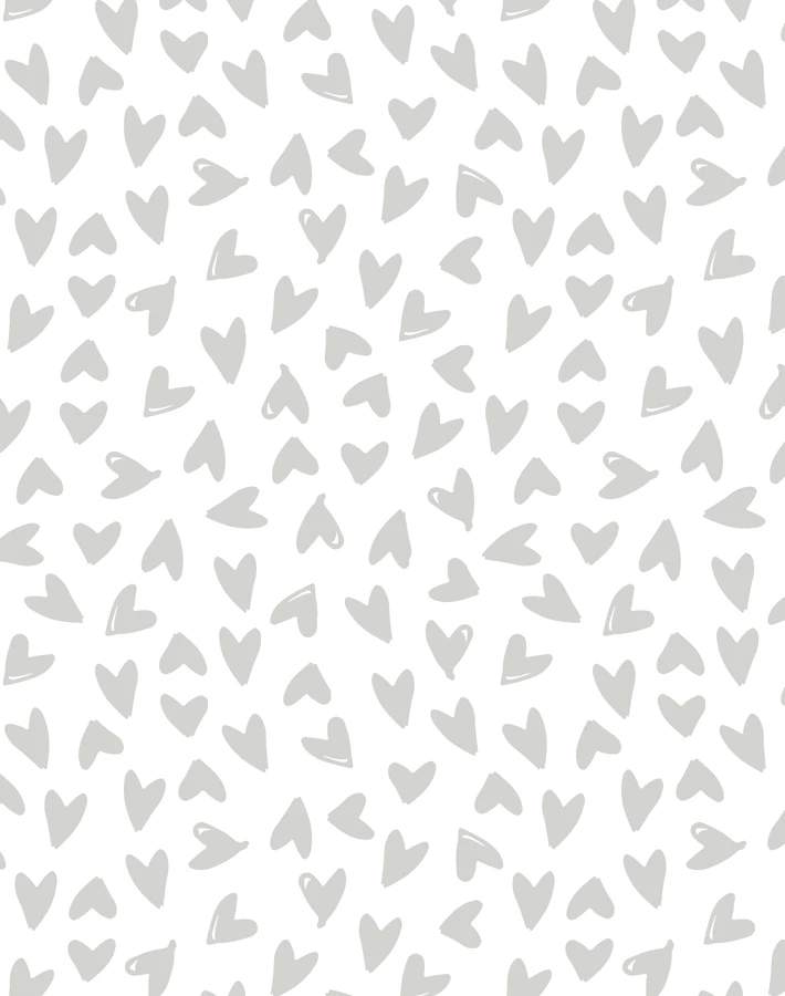 Hearts Wallpaper By Sugar Paper Grey On White Aesthetic