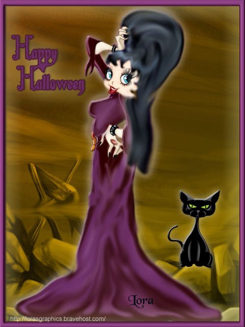 Betty Boop Pictures Archive Betty Boop Halloween pictures by Lora 480x640