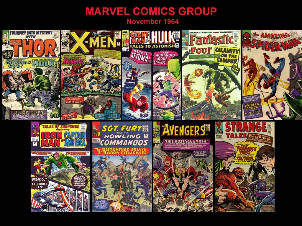 Marvel Ic Strip Wallpaper November