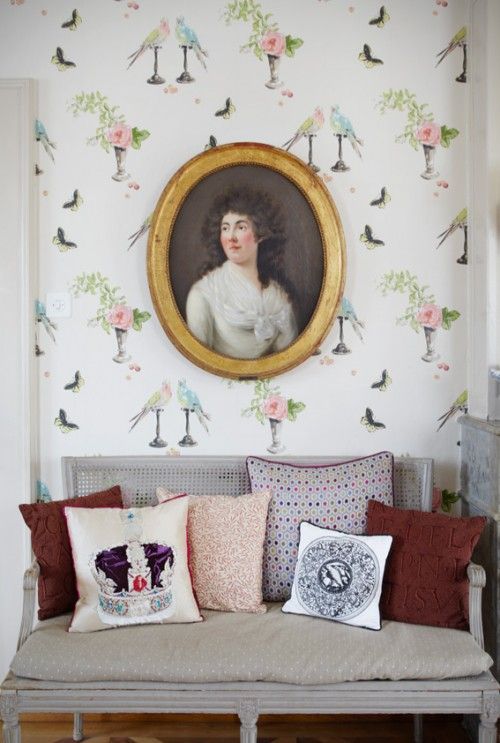 Perroquet Wallpaper By Nina Campbell Distributed Osborne Little