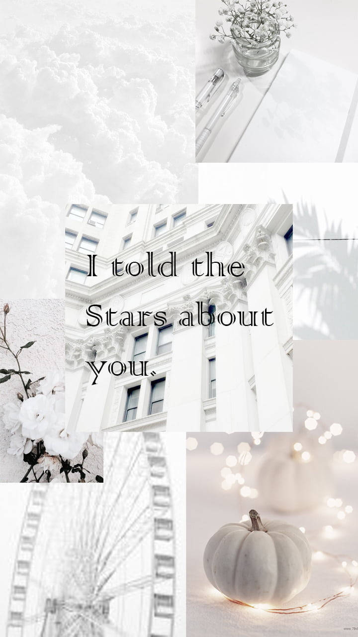 White Aesthetic Background Wallpaper