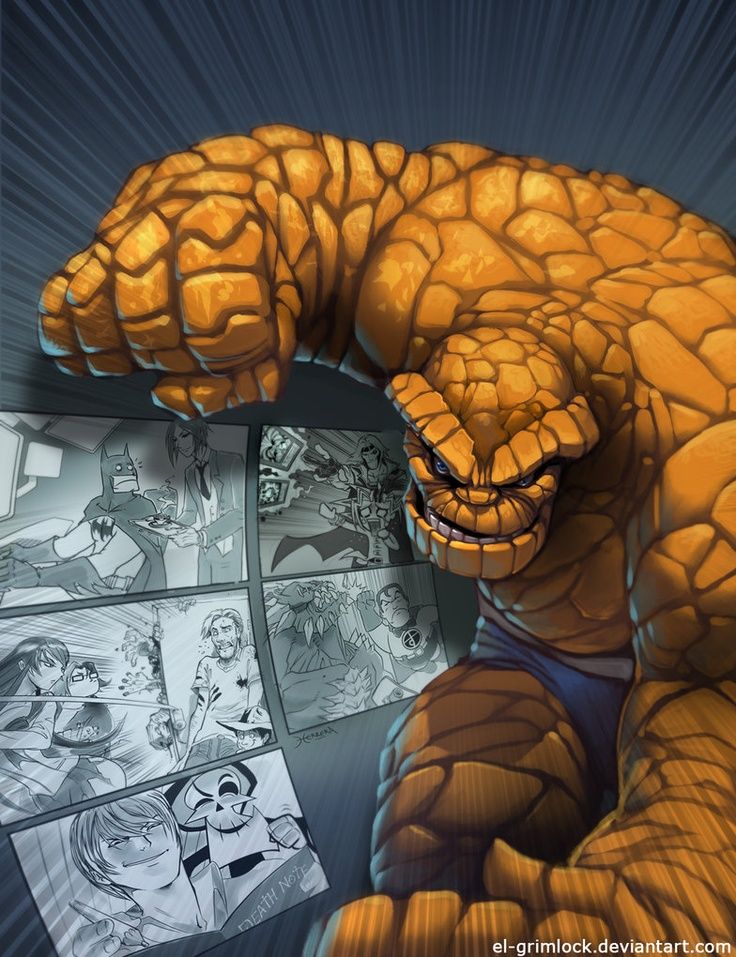 The Thing Fantastic Four Superheroes Marvel