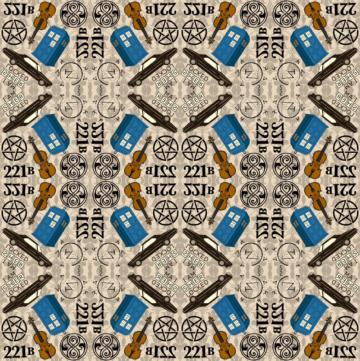 Sherlock Wallpaper Pattern