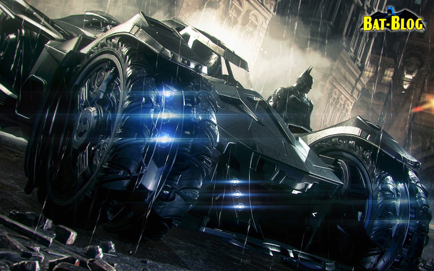 Batman Arkham Knight Batmobile Car Desktop Wallpaper