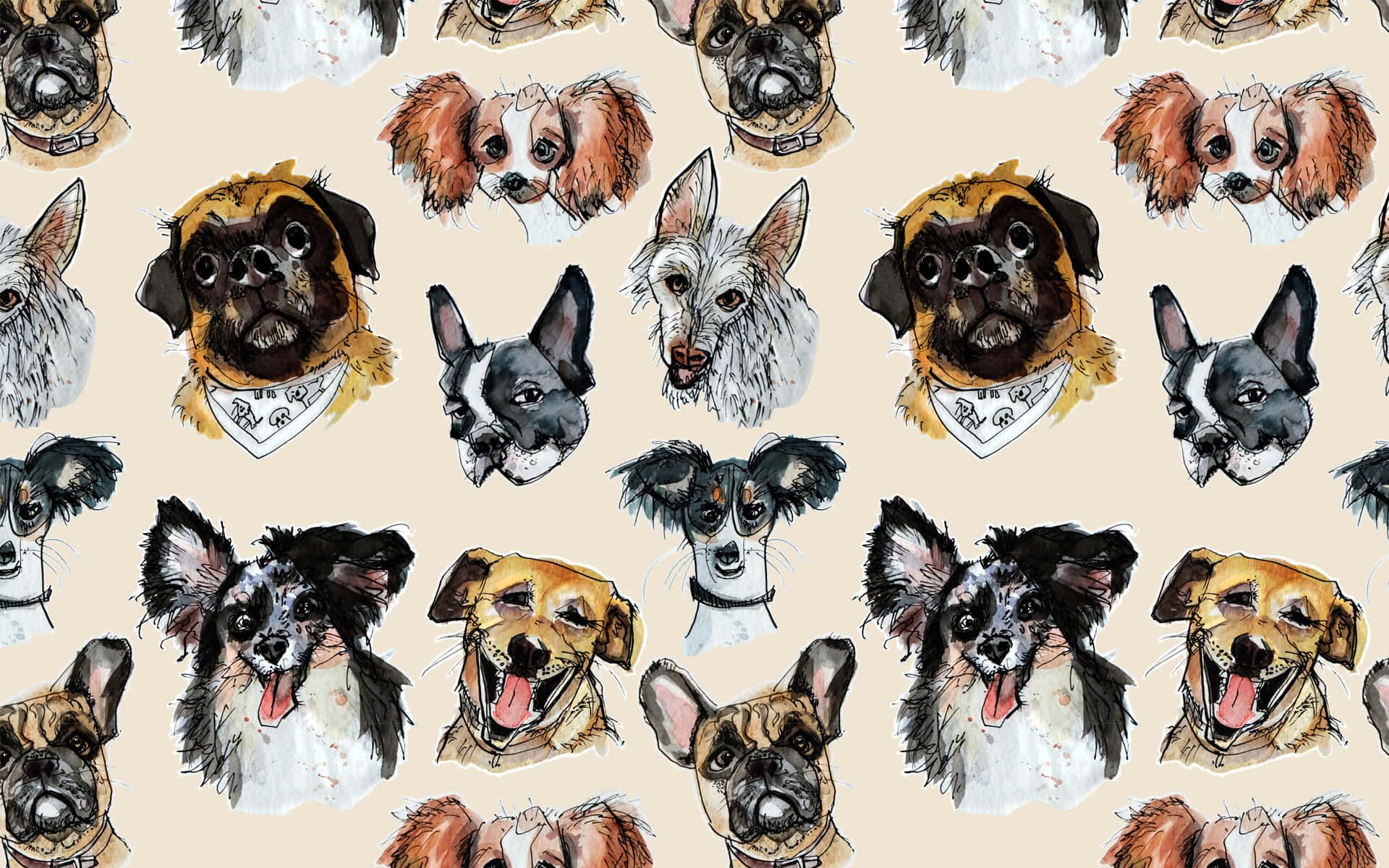 Dog Art Wallpaper