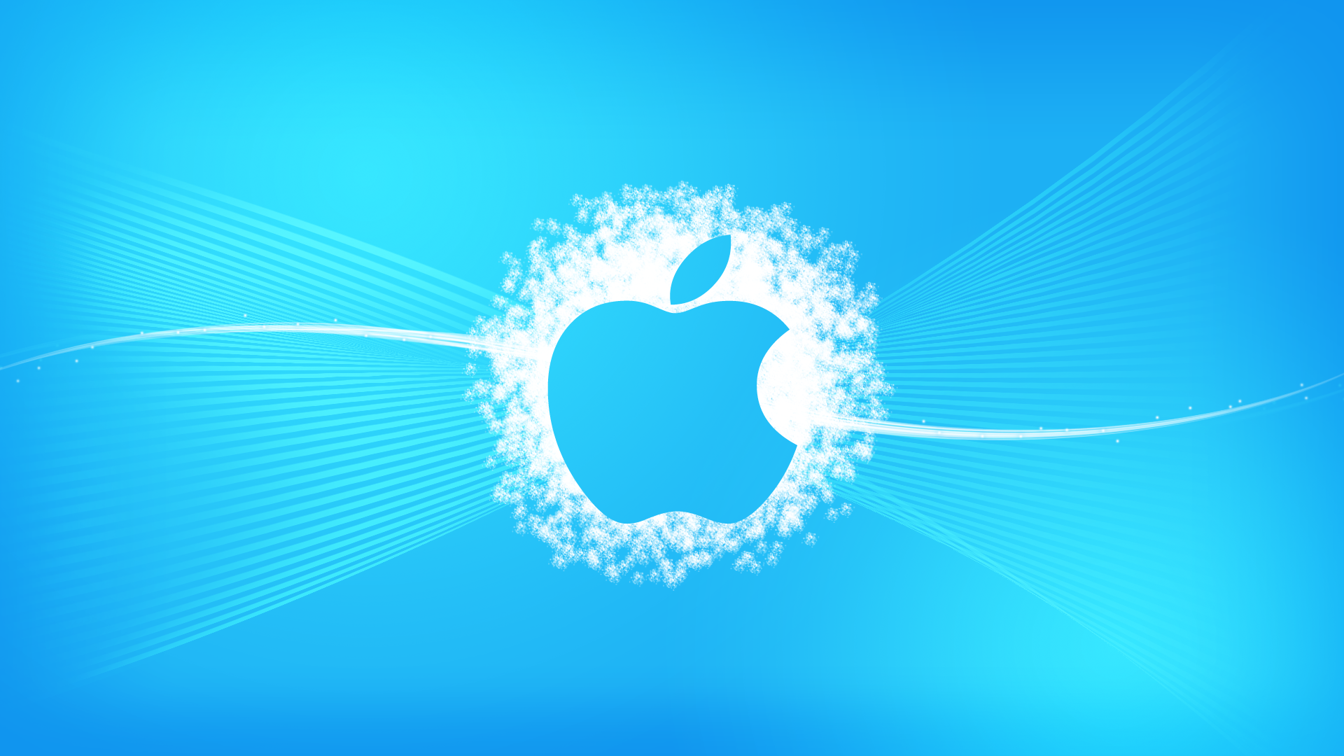 Apple Blue Wallpapers HD Resolution Cool Rainbow Pink
