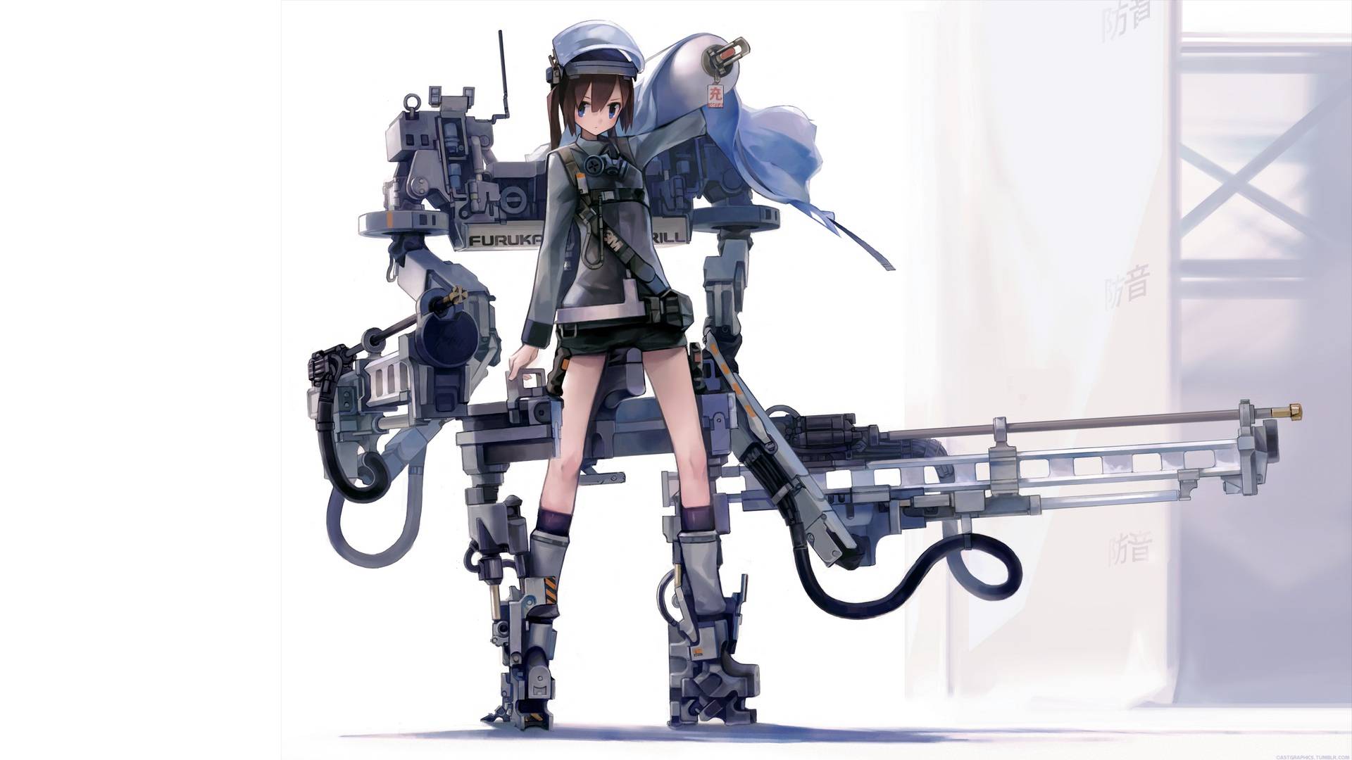 Demon Girl, Mecha Anime, art Book, Cyborg, kavaii, cg Artwork, Robot,  manga, Android, action Figure | Anyrgb