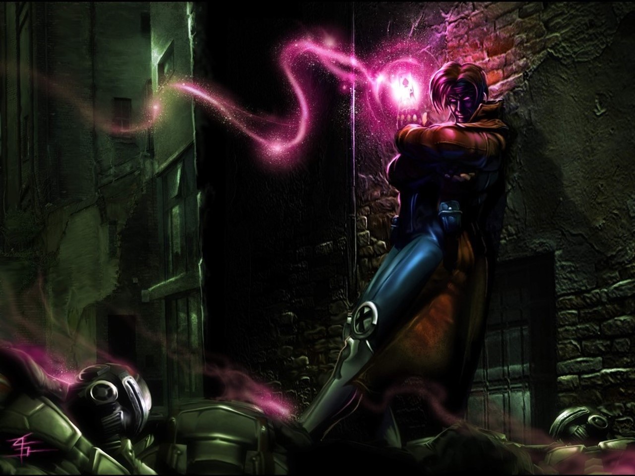 Marvel Ics Gambit HD And Background