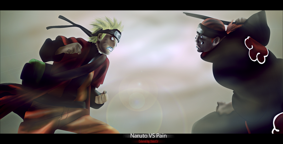 Naruto VS Pain by Sinist3r Depht