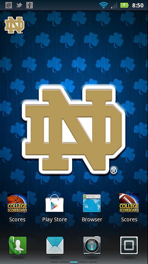 Related Pictures Notre Dame Fighting Irish iPad Wallpaper Collection