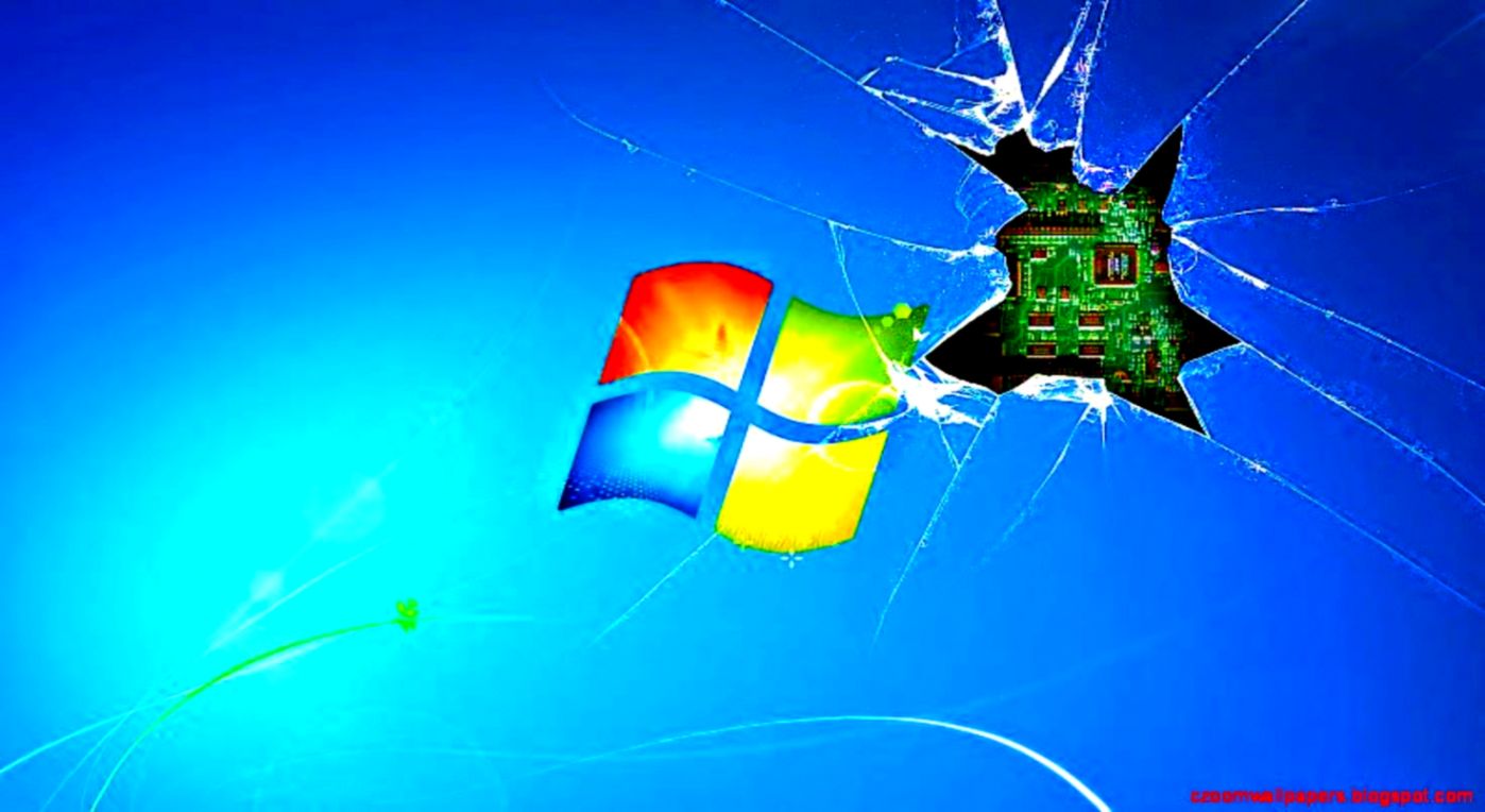 Windows 7 Cracked Screen Wallpaper Ucox Wallpapers