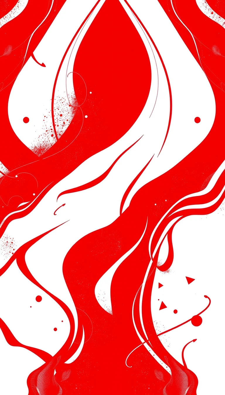 Red And White Background