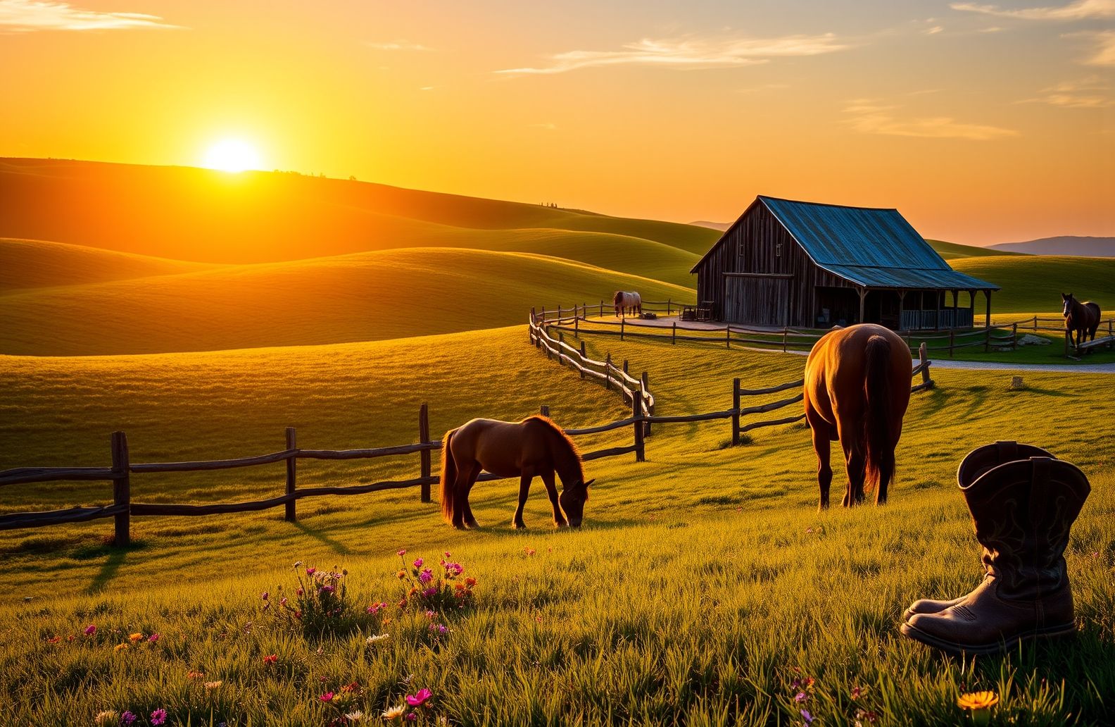 Country Western Wallpaper