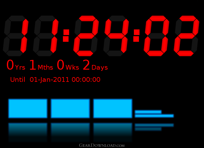 countdown clock for windows 10 desktop