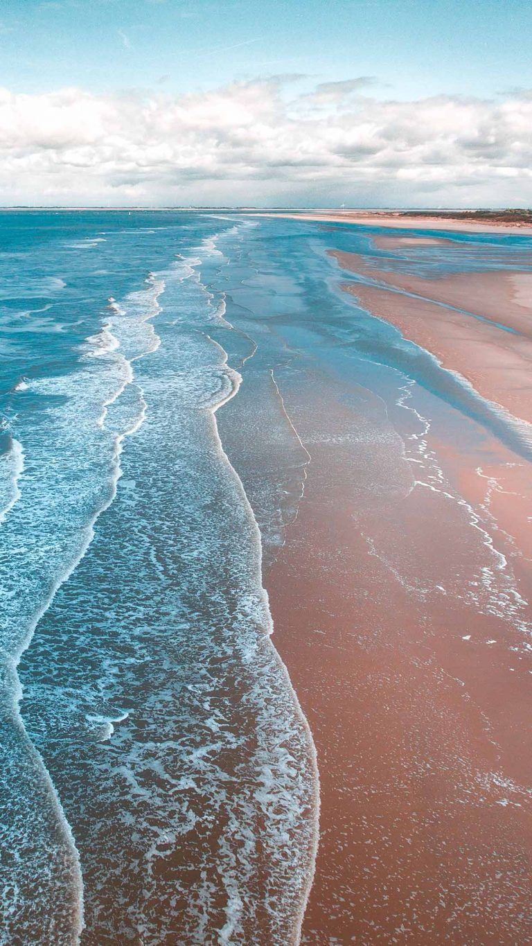 Beach Ocean iPhone Wallpaper Top