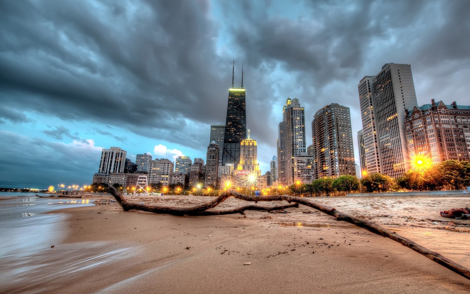 City Of Chicago Puter Wallpaper Desktop Background