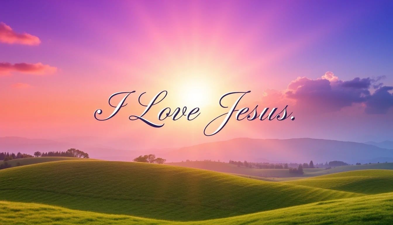 I Love Jesus Wallpaper
