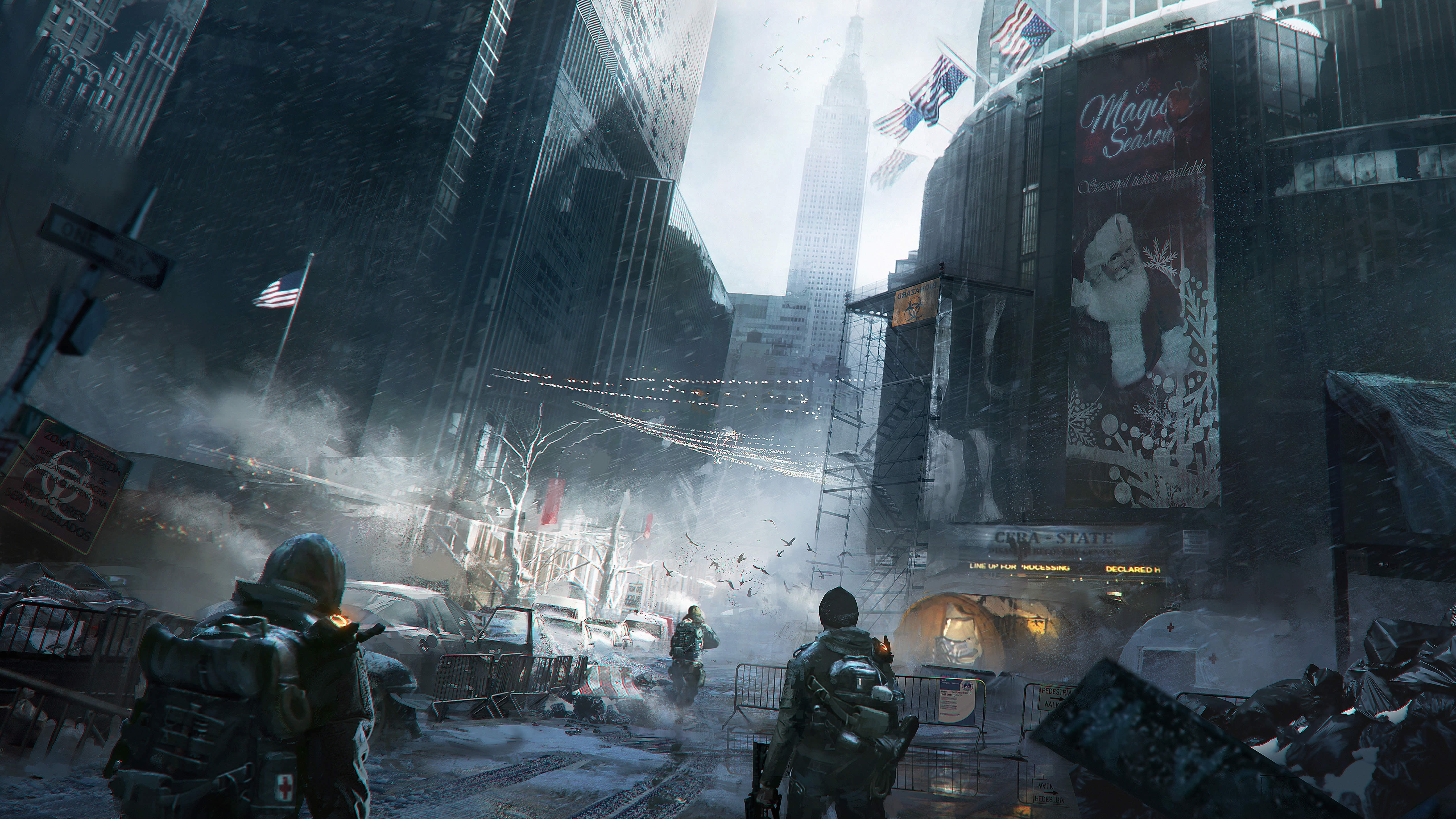 The Division Gets Amazing 5k Resolution Wallpaper Playstation