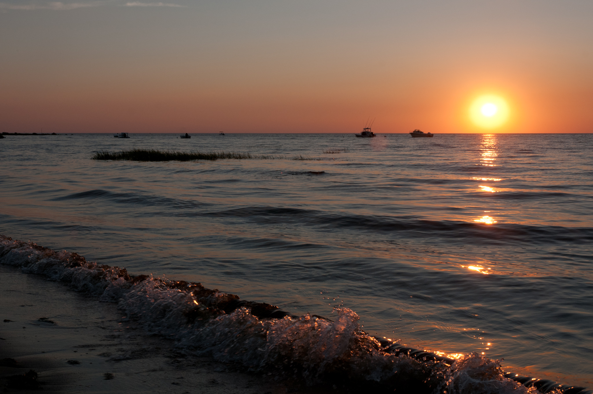 Sunset At Breakwater Beach