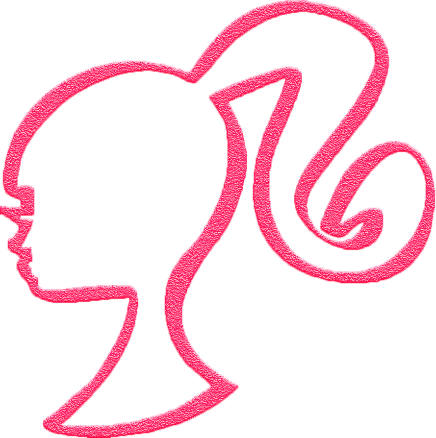 Barbie Logo Head Wallpaper Barbie head by sashadenile