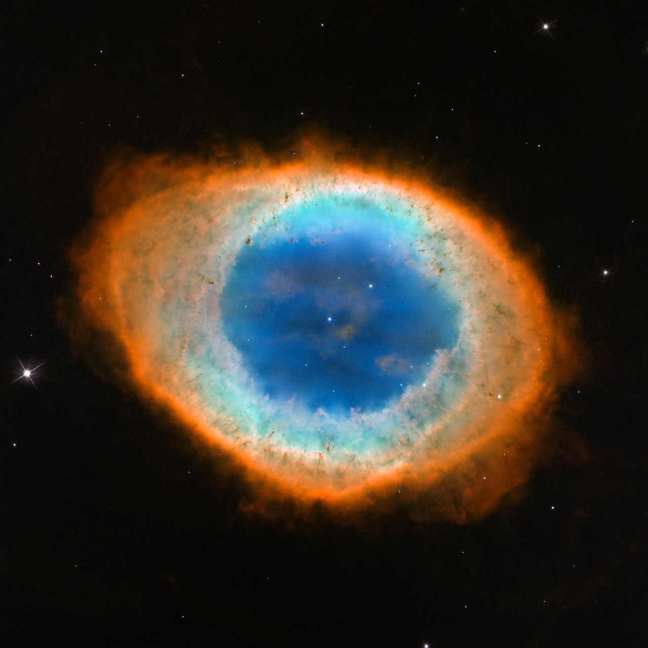 Hubble Image Of The Ring Nebula Messier Esa
