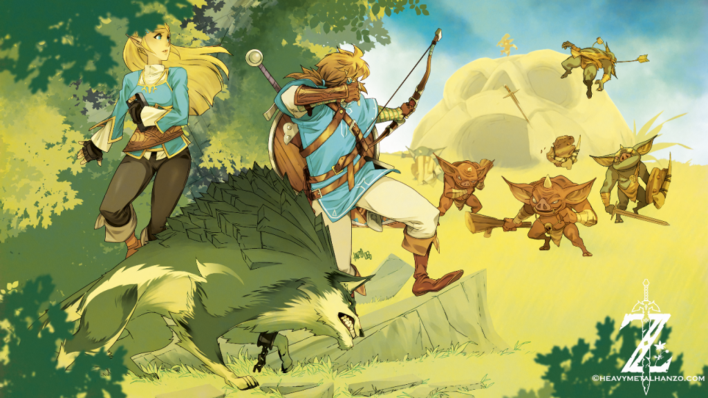 Breath Of The Wild Art 4k Live Wallpaper HD Legend