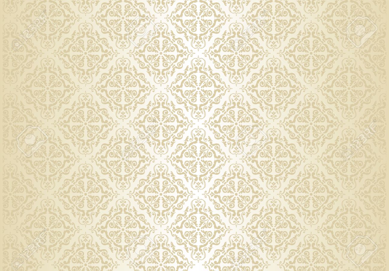 Bright Wedding Vintage Wallpaper Background Royalty Cliparts