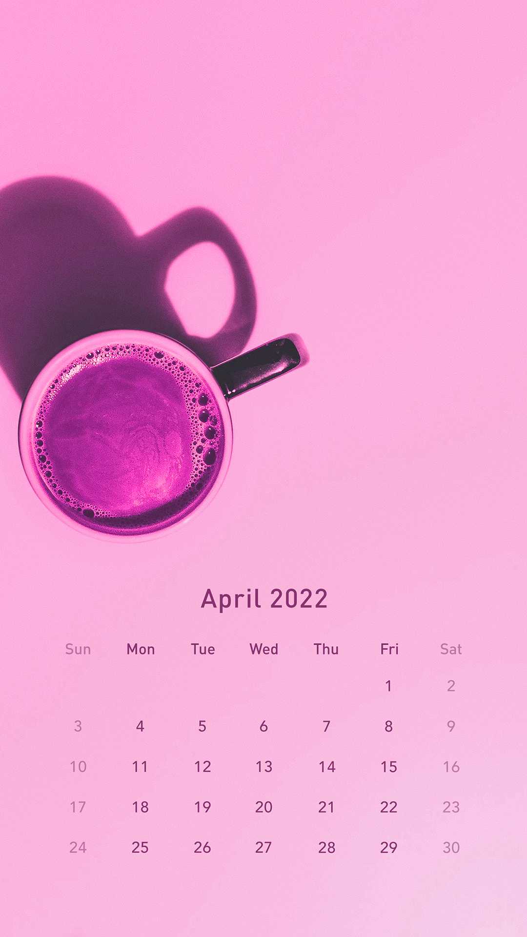 April Calendar Wallpaper