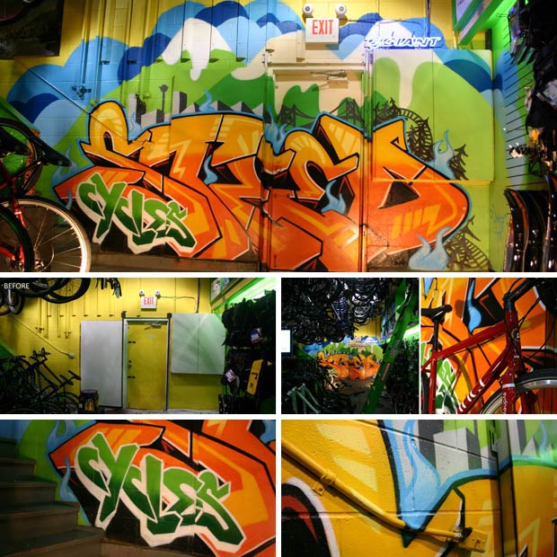 Missioned Graffiti Murals Custom Spray Painted Garages And Walls